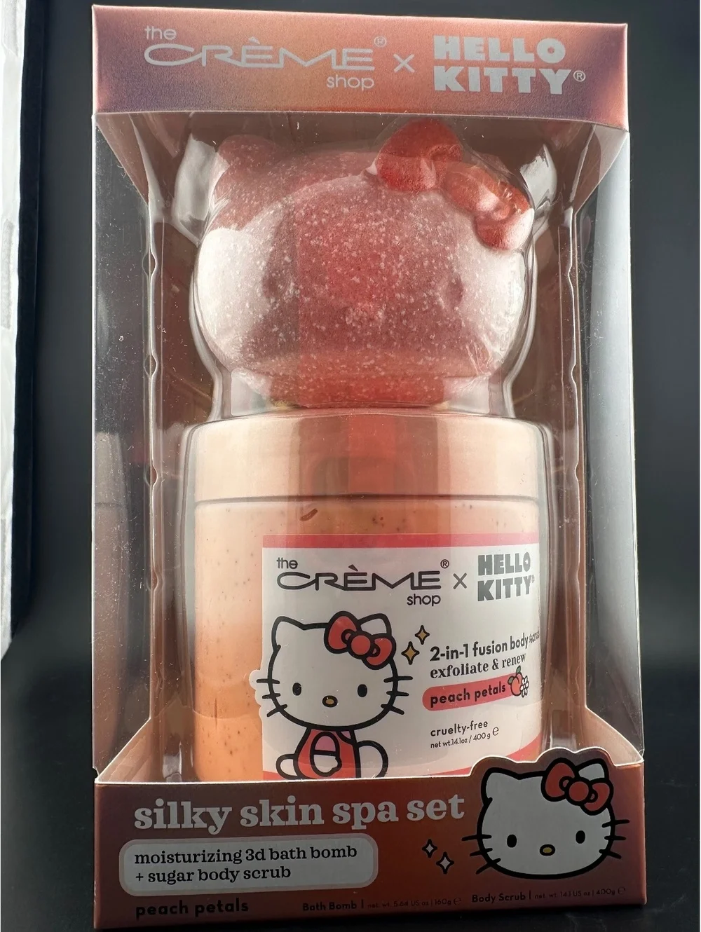 The Crème Shop x Hello Kitty Silky Skin Spa Gift Set (Peach)